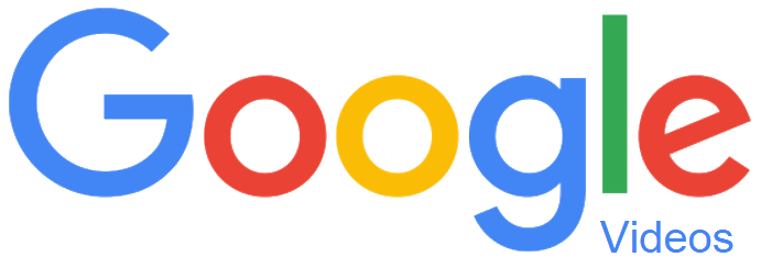 Redesigned logo for Google videos.